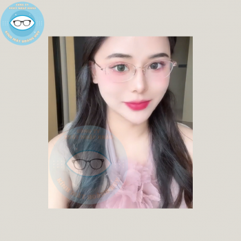 Gọng kính kim loại mã 6174